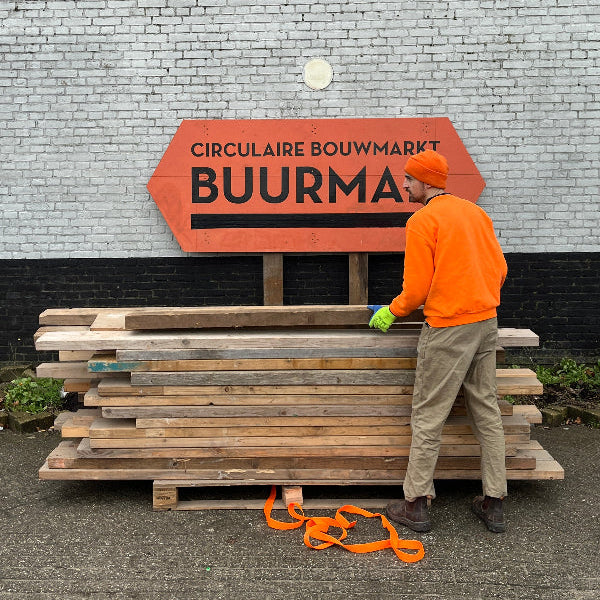 vuren balken bij buurman rotterdam