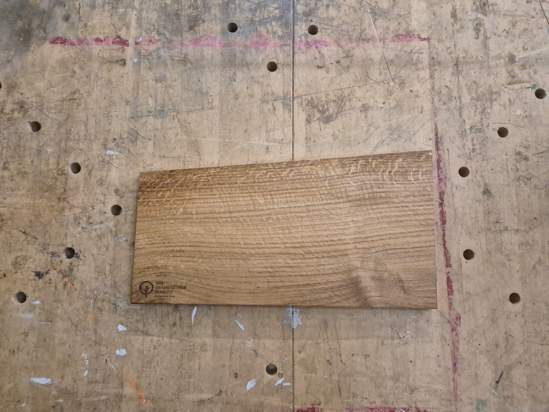 Happenplank Eiken van de Golfbaan