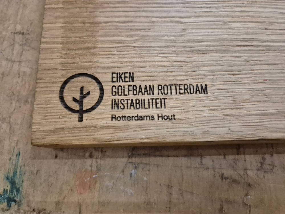 Happenplank Eiken van de Golfbaan