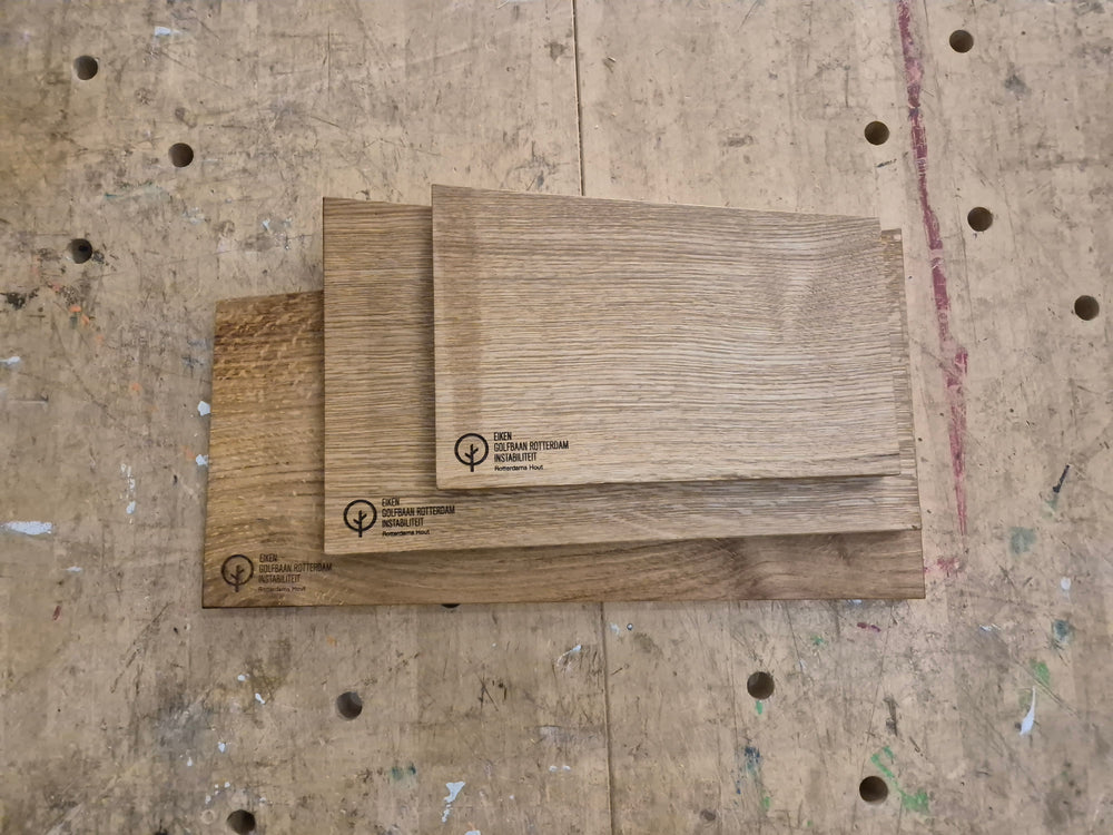 Happenplank Eiken van de Golfbaan