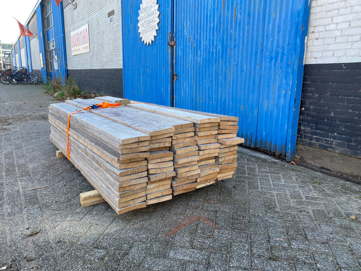 Steigerhout 2.30m gebruikt