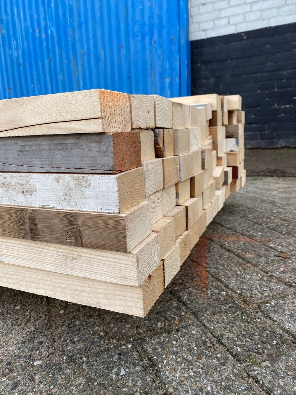 Vuren 2x3 gerecycled (44x69mm - 270 cm)